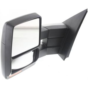 FORD TRUCKS & VANS FORD/PU (F150 EXC HERITAGE) DOOR MIRROR LEFT (Driver Side) PWR/HTD/SIGNAL/PUDDLE (BLK)(DUAL ARM) OEM#7L3Z17683AE 2007-2008 PL#FO1320369