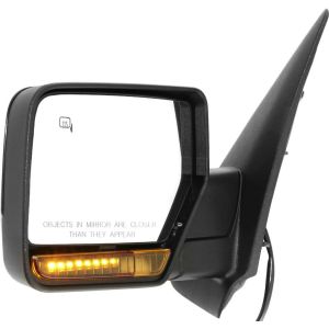 FORD TRUCKS & VANS EXPEDITION  DOOR MIRROR LEFT (Driver Side) PWR/HTD/SIGNAL/PUDDL/MEMORY (WO/DIMMING)(PWR-FOLD)(PTM) OEM#BL1Z17683CAPTM-PFM 2011 PL#FO1320393