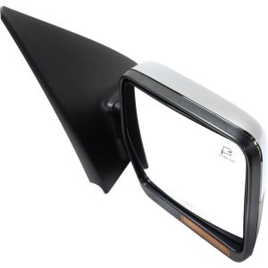 FORD TRUCKS & VANS FORD/PU (F150 EXC HERITAGE) DOOR MIRROR RIGHT (Passenger Side) PWR/HTD/SIGNAL/PUDDLE/MEMEMORY/PWR-FOLD (CHR) OEM#8L3Z17682AA 2007-2008 PL#FO1321372