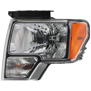 FORD TRUCKS & VANS FORD/PU F150 SVT RAPTOR HEAD LAMP ASSY LEFT (Driver Side) (SMOKED w/Black Trim) OEM#DL3Z13008EC 2010-2014 PL#FO2502289