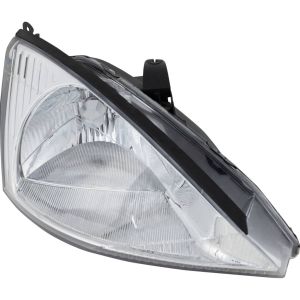 FORD FOCUS  HEAD LAMP ASSY RIGHT (Passenger Side) (W/O HID & SVT)(CHROME BEZEL) OEM#3S4Z13008CC 2000-2002 PL#FO2503171