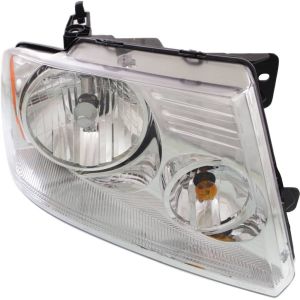FORD TRUCKS & VANS FORD/PU  (F150 EXC HERITAGE) HEAD LAMP ASSY RIGHT (Passenger Side) (W/CHROME TRIM)(Exc HARLEY)**CAPA** OEM#7L3Z13008FA 2004-2008 PL#FO2503201C