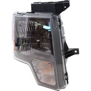 FORD TRUCKS & VANS FORD/PU (F150)(EXC SVT RAPTOR) HEAD LAMP ASSEMBLY RIGHT (Passenger Side) (SMOKED w/Black Trim)**CAPA** OEM#DL3Z13008EB (P) 2009-2014 PL#FO2503289C