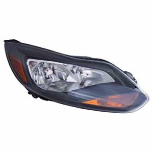 FORD FOCUS HATCHBACK/ST  HEAD LAMP RIGHT (Passenger Side) (BLACK)(TITANIUM MDL) OEM#BM5Z13008H 2012-2014 PL#FO2503299