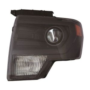 FORD TRUCKS & VANS FORD/PU F150 (EXC SVT RAPTOR) HEAD LAMP LEFT (Driver Side) (HID)(BLACK TRIM)(WO/BULBS&BALLAST)**CAPA** OEM#DL3Z13008FB 2009-2014 PL#FO2518121C