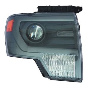 FORD TRUCKS & VANS FORD/PU F150 SVT RAPTOR HEAD LAMP UNIT RIGHT (Passenger Side) (HID)(GRAY TRIM)**CAPA** OEM#DL3Z13008BB 2010-2014 PL#FO2519122C