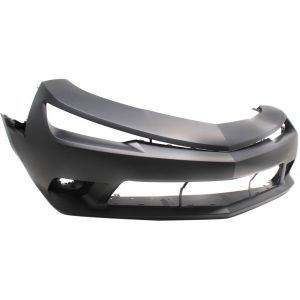 CHEVROLET CAMARO COUPE FRONT BUMPER COVER PRIMED (SS)(WO/RS PKG)(WHITE SS BADGE)**CAPA** OEM#22997719 2014-2015 PL#GM1000966C