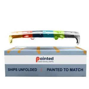 GM TRUCKS & VANS TAHOE (CHEVY) (NEW STYLE) FRONT BUMPER CHROME (W/ BKT) OEM#12336026-PFM 2000-2006 PL#GM1003127