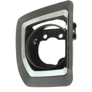 GM TRUCKS & VANS SILVERADO/PU 2500/3500  (CHEVY) FOG LAMP BEZEL RIGHT (Passenger Side) CHROME/BLACK OEM#23178898 2015-2019 PL#GM1039203
