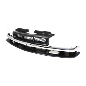 GM TRUCKS & VANS S10/SONOMA/PICKUP GRILLE W/CHR MLDG(MESH)(CHEVY) OEM#15048519 1998-2004 PL#GM1200419