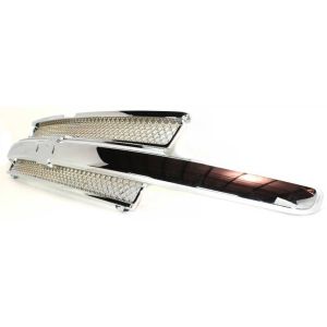 GM TRUCKS & VANS TRAILBLAZER GRILLE(W/CHR MLDG)(W/O HEAD/LAMP WASHERS)(EXC LT & SS) OEM#10358128 2002-2009 PL#GM1200477