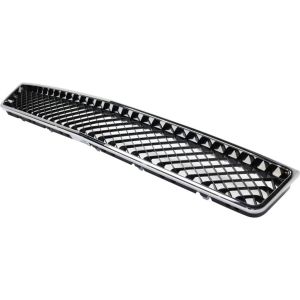 GM TRUCKS & VANS SUBURBAN (CHEVY) GRILLE LOWER CHROME FRAME/BLK MESH OEM#15835084 2007-2014 PL#GM1200553