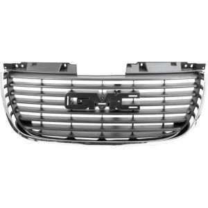 GM TRUCKS & VANS YUKON XL/XL DENALI  (GMC) GRILLE BLACK W/CHROME FRANE (EXC DENALI) **CAPA** OEM#22761714 2007-2014 PL#GM1200576C