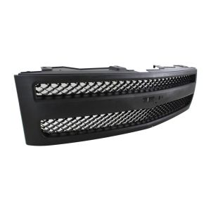 GM TRUCKS & VANS SILVERADO/PU 1500 HYBRID  (CHEVY) GRILLE TEXT BLACK FRAME/BLACK**CAPA** OEM#22829433 2009-2013 PL#GM1200578C