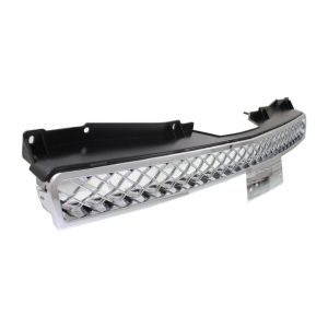 GM TRUCKS & VANS SUBURBAN (CHEVY) GRILLE UPPER CHROME FRAME/CHR MESH OEM#22830012 2008-2014 PL#GM1200590