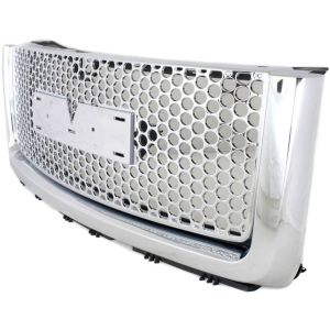 GM TRUCKS & VANS SIERRA/PU 1500 (GMC) GRILLE ASSEMBLY CHR(HONEYCOMB)(DENALI) OEM#22761794 2007-2013 PL#GM1200631