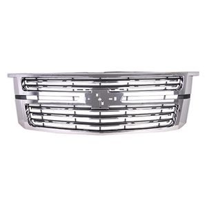 GM TRUCKS & VANS SUBURBAN (CHEVY) GRILLE CHROME/BLACK W/5 CHROME INNER MLDG (HORIZONTAL)(EXC LT 4WD W/Z71) OEM#84724082 2015-2020 PL#GM1200704