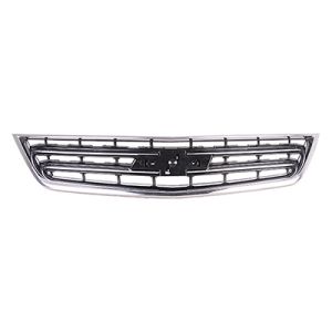 CHEVROLET IMPALA  (NEW)(4pc T/L) UPPER  GRILLE CHROME/BLACK W/CHROME FRAME (LTZ/PREMIER)(WO/ADAPTIVE CRUIS OEM#23354888 2014-2020 PL#GM1200717