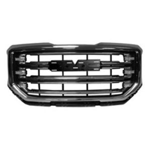 GM TRUCKS & VANS SIERRA/PU 1500 (19 OLD STYLE) GRILLE CHROME W/CHROME INSERT (SLT) OEM#23496236 2016-2019 PL#GM1200743