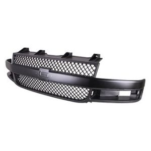 GM TRUCKS & VANS CHEVY/GMC/VAN(Express/Savana)  GRILLE DARK-GRAY/BLACK (COMPOSITE HEAD LAMP)(CHEVY) **CAPA** OEM#84689072 2018-2025 PL#GM1200834C
