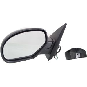 GM TRUCKS & VANS SUBURBAN (CHEVY) DOOR MIRROR LEFT (Driver Side) POWER/HEATED (WO/PUDDLE LAMP)(TEXT CVR)(WO/TRAILER TOW) OEM#20843116 2007-2014 PL#GM1320325