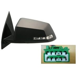 SATURN OUTLOOK  DOOR MIRROR LEFT (Driver Side) PWR/HTD/P-FOLD/SIGNAL/MEMORY(WO/SPOT)(WO/DIMMER)(2nd DESIGN)PTM OEM#25883677 2008-2010 PL#GM1320402