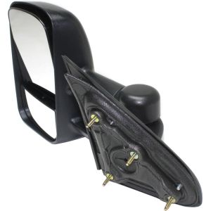 GM TRUCKS & VANS SIERRA/PU 1500 (19 OLD STYLE) DOOR MIRROR LEFT (Driver Side) MANUAL (TOW TYPE)(DUAL ARM)(BLK) OEM#22820395 2014-2019 PL#GM1320455