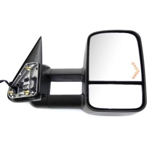 GM TRUCKS & VANS SILVERADO/PU (CHEVY) (07 OLD STYLE) DOOR MIRROR RIGHT (Passenger Side) POWER/HEATED (W/SIGNAL IN GLASS)(TOW TYPE)((DUAL MIRROR)(TEXT) OEM#15904035 2003-2007 PL#GM1321355