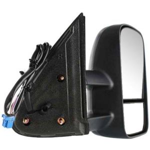 GM TRUCKS & VANS AVALANCHE DOOR MIRROR LEFT (Driver Side) POWER/HEATED (TOW TYPE)(DUAL ARM)(NO SIGNAL IN GLASS) OEM#15904035-PFM 2003-2006 PL#GM1321410