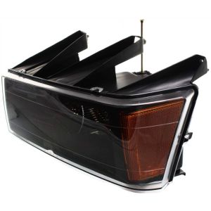 GM TRUCKS & VANS COLORADO (CHEVY) HEAD LAMP ASSEMBLY LEFT (Driver Side) (W/BLK BEZEL)(BASE/LS/LT) OEM#20766569 2004-2012 PL#GM2502234