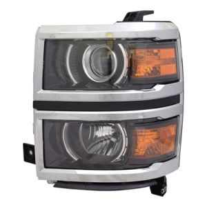 GM TRUCKS & VANS SILVERADO/PU 1500  (19 OLD STYLE) HEAD LAMP ASSY LEFT (Driver Side) (W/PROJECTOR) OEM#84036798 2014-2015 PL#GM2502389