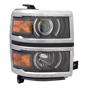 GM TRUCKS & VANS SILVERADO/PU 1500  (19 OLD STYLE) HEAD LAMP ASSY RIGHT (Passenger Side) (W/PROJECTOR) OEM#84036799 2014-2015 PL#GM2503389