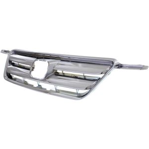 HONDA CRV  GRILLE ASSY CHROME/DK-GRAY (GRILLE INNER+OUTER+ALL MLDG) OEM#71122S9AA01-PFM 2005-2006 PL#HO1200194