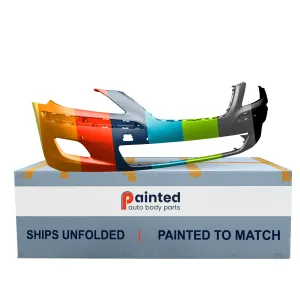 HYUNDAI GENESIS SEDAN FRONT BUMPER COVER PRIMED (W/ PARK ASSIST)(WO/ADAPTIVE CRUISE) **CAPA** OEM#865103M022 2009-2011 PL#HY1000174C