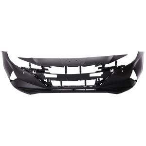 HYUNDAI ELANTRA SEDAN HYBRID FRONT BUMPER COVER PRIMED (W/SENSOR)(LIMTED)(WO/DARK-CHROME MLDG)**CAPA** OEM#86511AA010 2021-2023 PL#HY1000254C