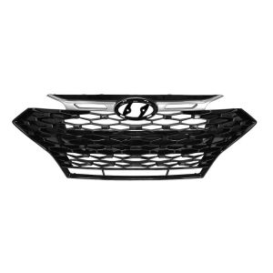 HYUNDAI ELANTRA SEDAN GRILLE BLACK W/SATIN-CHROME MLDG (SPORT MDL) OEM#86350F2NA0 2019-2020 PL#HY1200246