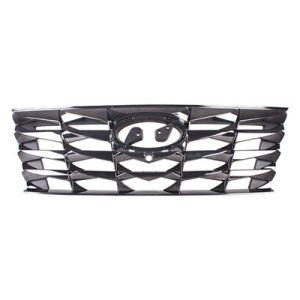 HYUNDAI TUCSON GRILLE SMOKE-BLACK CHROME (W/CAMERA)(LIMITED) **CAPA** OEM#86350N9110 2022-2024 PL#HY1200250C