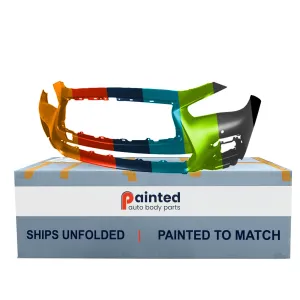 INFINITI Q50  FRONT BUMPER COVER PRIMED (W/SENSOR)(EXC PURE/LUXE)**CAPA** OEM#620226HJ1H 2018-2024 PL#IN1000283C