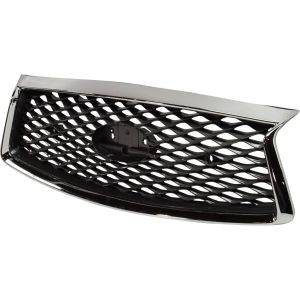 INFINITI Q50 HYBRID GRILLE CHROME/BLACK (W/SENSOR)(W/CAMERA)**CAPA** OEM#623106HH0C 2018 PL#IN1200138C