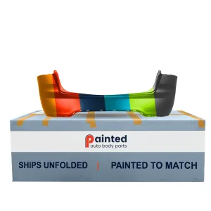 KIA RIO SEDAN REAR BUMPER COVER PRIMED **CAPA** OEM#866111W000 2012-2015 PL#KI1100167C