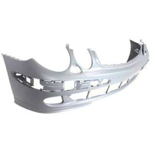 MERCEDES-BENZ E-CLASS (211) (SEDAN /WAGON 04-09) FRONT BUMPER COVER PRIMED (W/ HEAD/LAMP Washer)(W/Sport OR W/Appearance Pkg)(WO/AMG) OEM#2118800240 2003-2006 PL#MB1000227