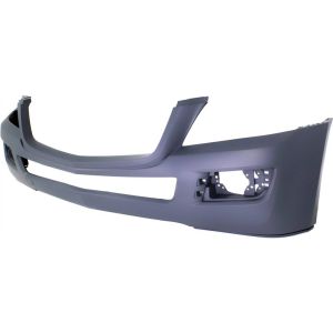 MERCEDES-BENZ GL-CLASS (164)  FRONT BUMPER COVER PRIMED 320/450 (ROUND FOG)(WO/WASHER)(WO/SENSOR)(WO/CURVE LIGHT) OEM#16488513259999 2007-2009 PL#MB1000258