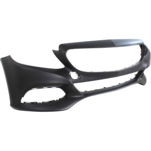 MERCEDES-BENZ C-CLASS COUPE FRONT BUMPER COVER PRIMED (C300 WO/SPORT) WO/SENSOR W/O SURROUND VIEW OEM#20588001409999 2017-2018 PL#MB1000467