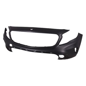 MERCEDES-BENZ GLA-CLASS  FRONT BUMPER COVER PRIMED (GLA250 WO/AMG)(W/ SENSOR)(W/WASHER) OEM#15688005409999 2015-2017 PL#MB1000543