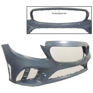 MERCEDES-BENZ C-CLASS SEDAN  FRONT BUMPER COVER PRIMED (C43)(W/ACTIVE PK ASSIST)(WO/SURROUND VIEW) **CAPA** OEM#20588025089999 2019-2021 PL#MB1000577C