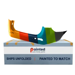 MITSUBISHI OUTLANDER (7 SEATER) REAR BUMPER COVER PRIMED (W/WHEEL OPENING MLDG) **CAPA** OEM#6410C886 2015 PL#MI1100300C