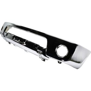 NISSAN(DATSUN) FRONTIER FRONT BUMPER CHROME (W/ROUND FOG HOLES )(ALSO FOR WO/FOG) OEM#62014EA800 2005-2008 PL#NI1002138