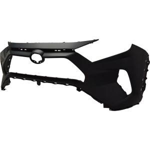 TOYOTA RAV4 HYBRID  FRONT BUMPER COVER PRIMED (WO/SENSOR)(NORTH ANERICA)(WO/TOW COVER) OEM#521190R919 2019-2023 PL#TO1000449