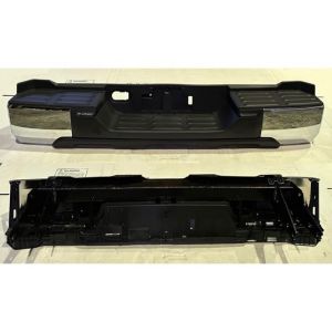 TOYOTA TUNDRA REAR STEP BUMPER ASSY W/CHROME COVER WO/BMP END (WO/SENSOR)(WO/TOW HITCH) OEM#521500C040-PFM 2022-2024 PL#TO1103143
