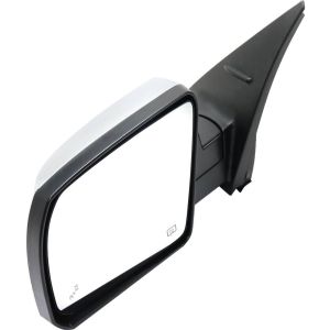 TOYOTA TUNDRA DOOR MIRROR LEFT (Driver Side) PWR/HTD/M-FOLD (WO/TOW)(CHR CVR)(W/ BLIND DETECT) OEM#879400C430 2014-2021 PL#TO1320305